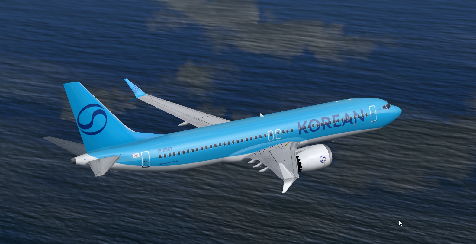 More Images For FSX 2FP3D Boeing 737 Max 8 Korean Air Package
